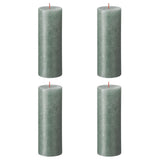 Bolsius Bolsius Stollen Shimmer 4 St Rustiek 190x68 mm Tlenek niebieski