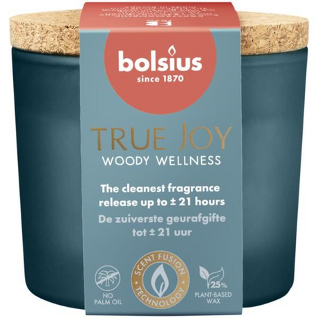Bolsius szkło zapachowe + pokrywka 66 83 drzewne wellness