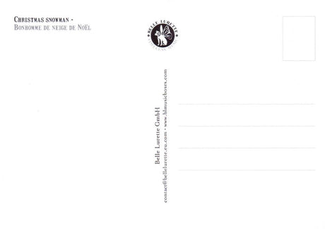 Prentbriefkaart cd11: christmas sno 6 st