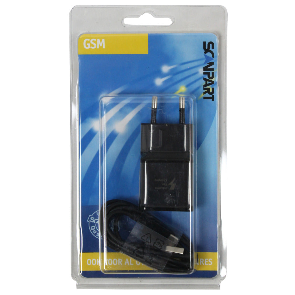 Scanpart sam.snellade USB-C 2A, oryginał, czarny