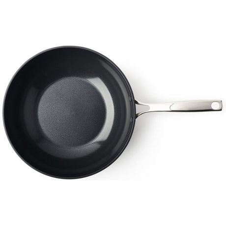 Bk Superior Ceramiczna patelnia wok 30 cm czarna