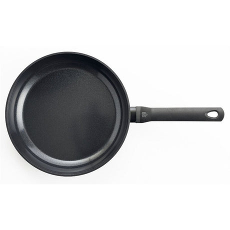 Patelnia indukcyjna Bk Easy 20cm - powłoka nieprzywierająca niezawierająca pfas - patelnia indukcyjna - patelnia ceramiczna - można piec w piekarniku do 160°c - zimne uchwyty - kolor czarny