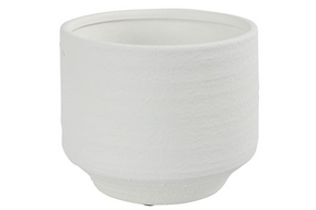 Countryfield bloempot terri l wit 26cm