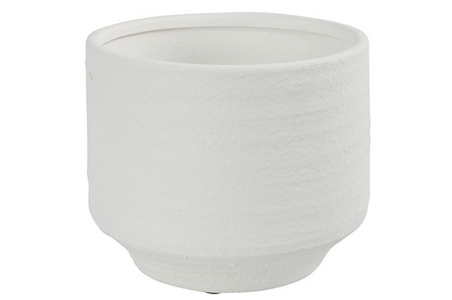 Countryfield bloempot terri l wit 26cm