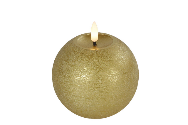 Countryfield led bolkaars m 10x10x11cm - goud