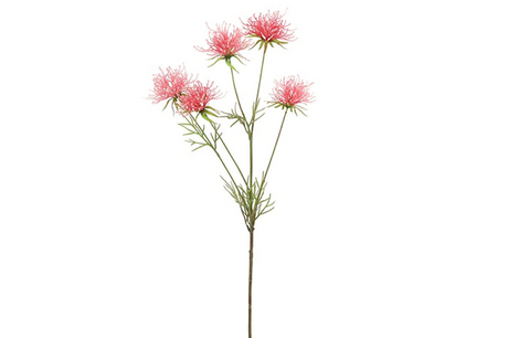 Countryfield kunstbloem hakea d.roze 75cm
