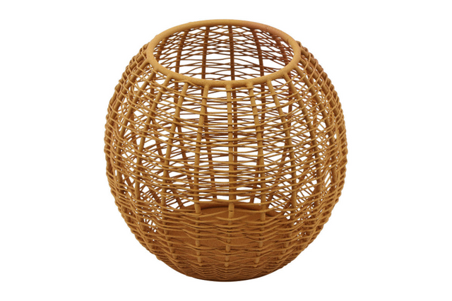 Countryfield theelichth sabi m 14,5x14,5x14cm - oranje
