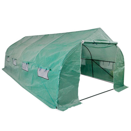 Vidaxl Tuinkas Walk-in Portable Polytunnel ze stalową ramą 18 m²
