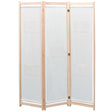 Vidaxl kamerscherm met 3 panelen 120x170x4 cm stof crème