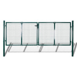 Port vidaxl 306x150 cm stalowy zielony
