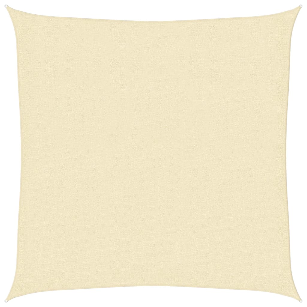 Vidaxl Sunshade HDPE Square 2x2 m krem
