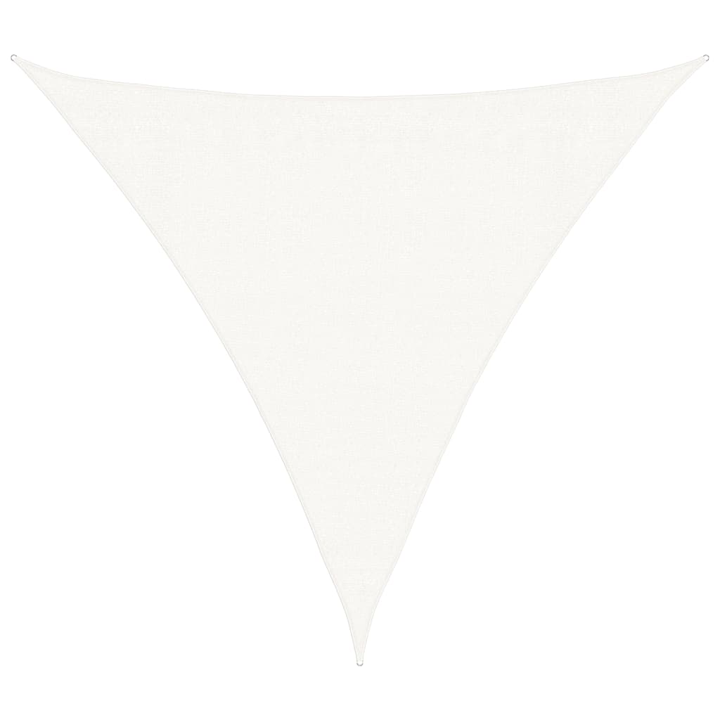 Vidaxl Sunshade HDPE Triangle 3.6x3.6x3.6 m Biały