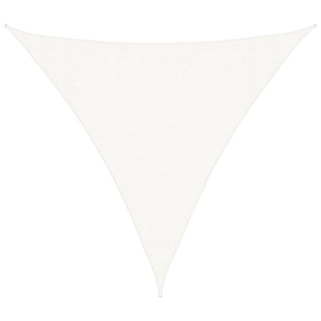 Vidaxl Sunshade HDPE Triangle 3.6x3.6x3.6 m Biały