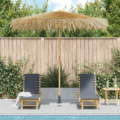 Vidaxl parasol wykonany z bambusa z dachem liści bananów 210 cm