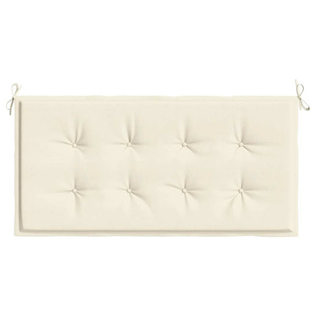 Vidaxl Garden Bench Poduszka 100x50x4 cm Oxford Fabric Crème w kolorze