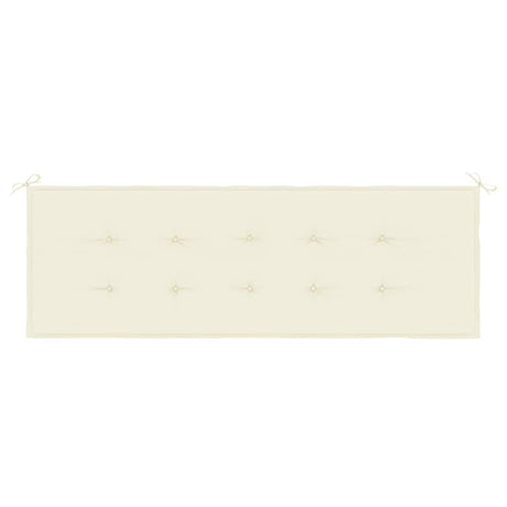 Vidaxl Garden Bench poduszka 150x50x4 cm Oxford Fabric Crème -