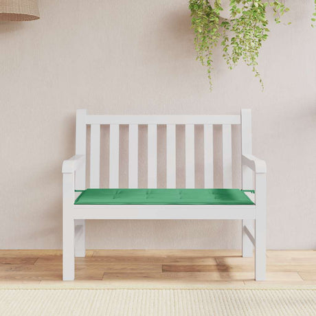 Vidaxl Garden Bench Poduszka 120x50x4 cm Oxford Tkanina zielona