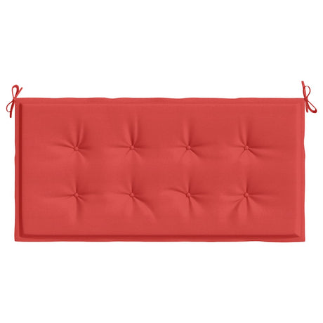 Vidaxl Garden Bench Poduszka 100x50x3 Cm Oxford Tkanina czerwona