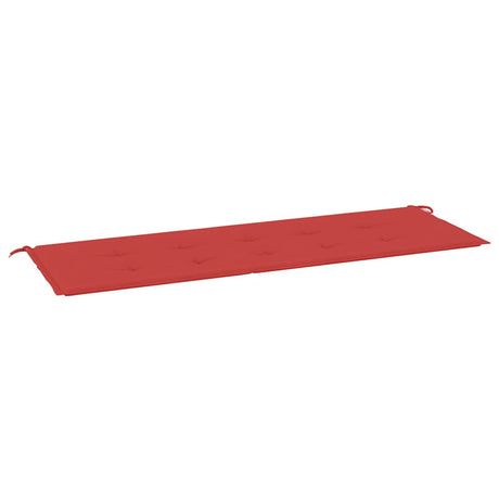 Vidaxl Garden Bench Poduszka 150x50x3 Cm Oxford Tkanina czerwona