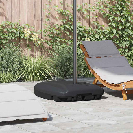 Vidaxl parasol stopa czarny