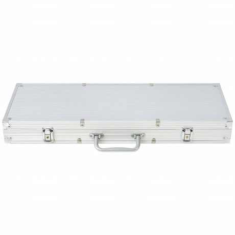 Zestaw pokerowy vidaxl z 500 wiórami aluminium