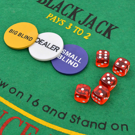 Vidaxl Poker Blackjack Zestaw z 600 wiórami aluminium