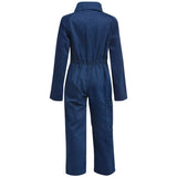 Vidaxl kinderoverall met mouwen maat 110 116 blauw