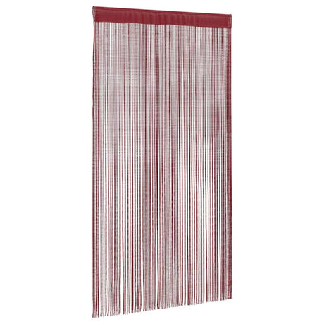 VidaXL Zasłony druciane 100x250 cm wino czerwone 2 szt