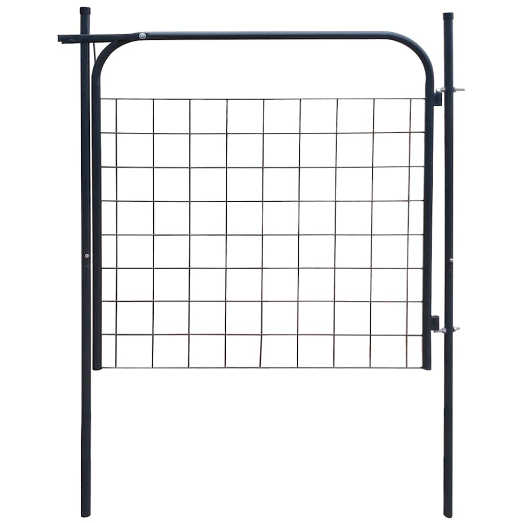 Vidaxl tuinpoort 100x100 cm antracyt