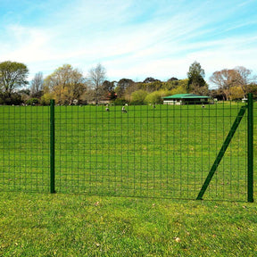 Vidaxl hek 25x1 m stal zielony