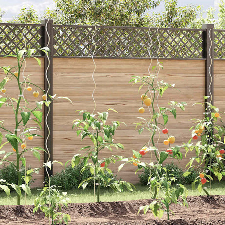 Vidaxl Plain Stick Spiral 170 cm ocynkowana stal 50 STS
