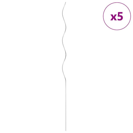 Vidaxl Plain Stick Spiral 110 cm ocynkowana stal 5 STS