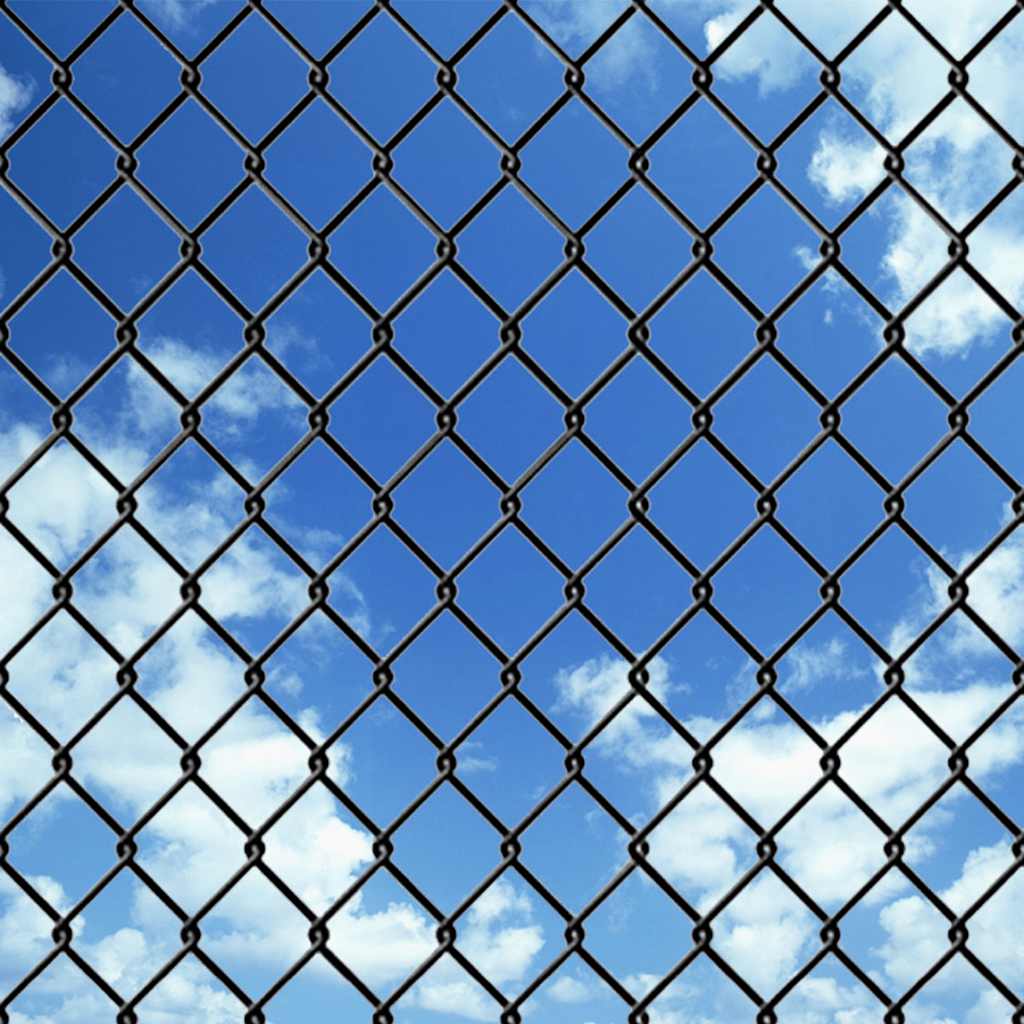 Vidaxl Mesh Fence 25x1 m stalowy szary