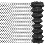 Vidaxl Mesh Fence 25x1,25 m stalowy szary