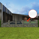 Vidaxl Gabion koszyk U w kształcie litery U 570x20x100 cm stal