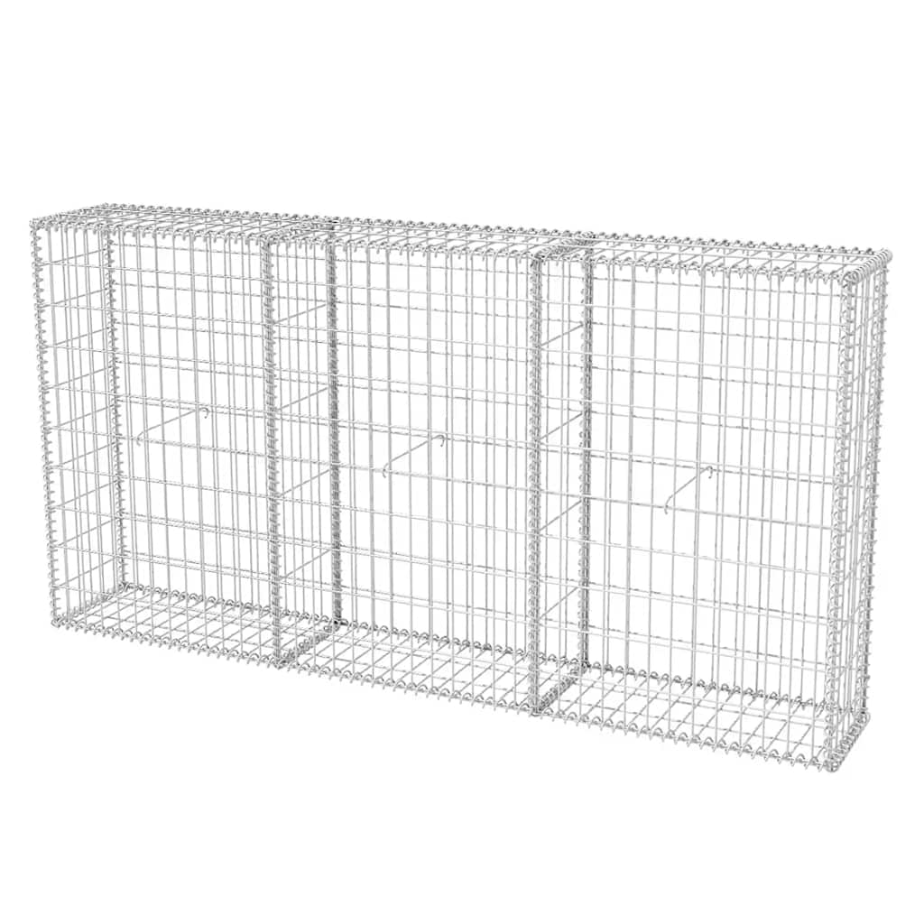 Vidaxl Gabion koszyk 200x30x100 cm ocynkowana stal