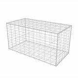 Vidaxl Gabion koszyk 100x50x50 cm ocynkowana stal
