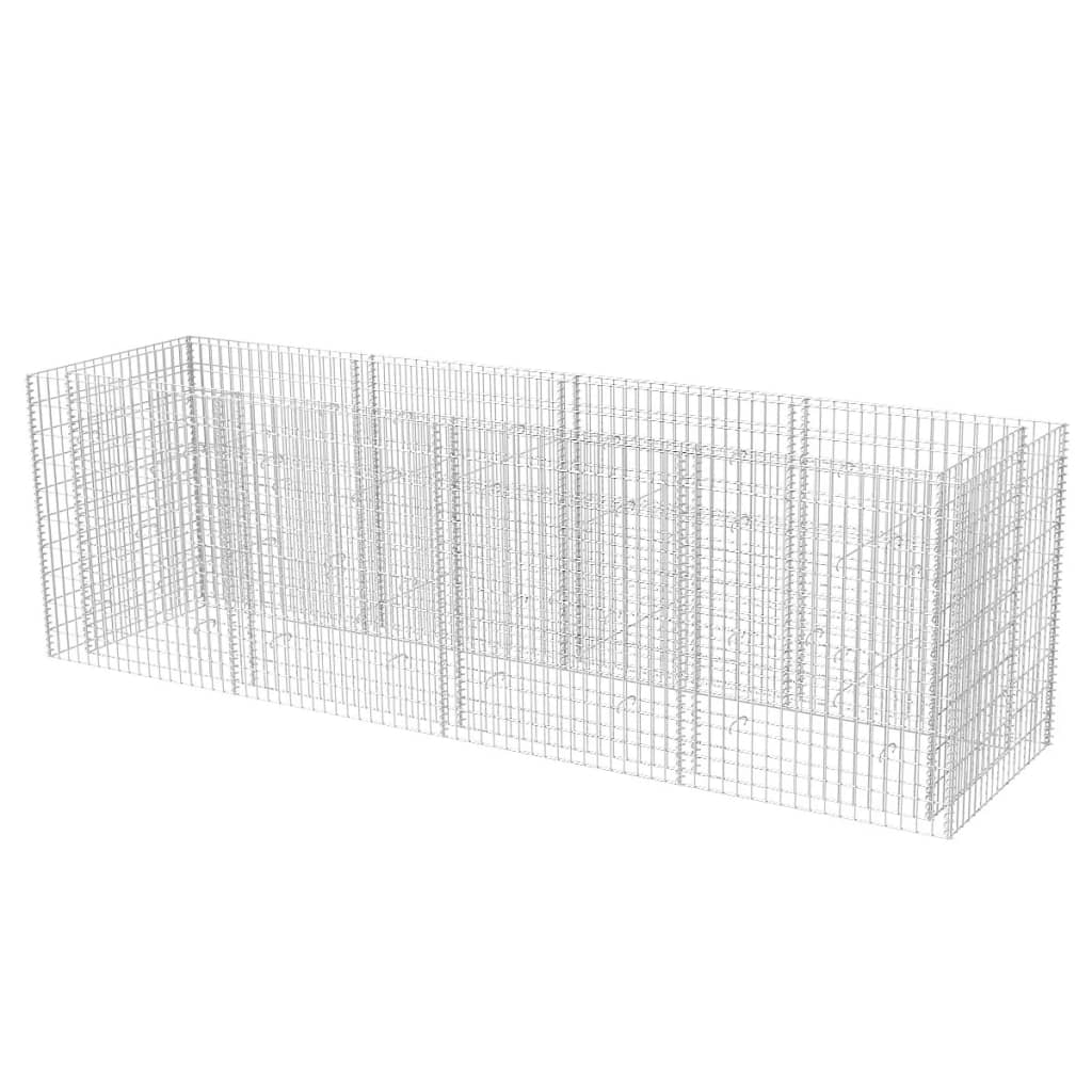 Vidaxl Gabion Sadzarka podniosła stal 360x90x100 cm