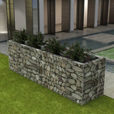 Vidaxl Gabion Sadzarka podniosła stal 360x90x100 cm