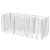 Vidaxl Gabion Planning Box podwyższony 270x90x100 cm stal