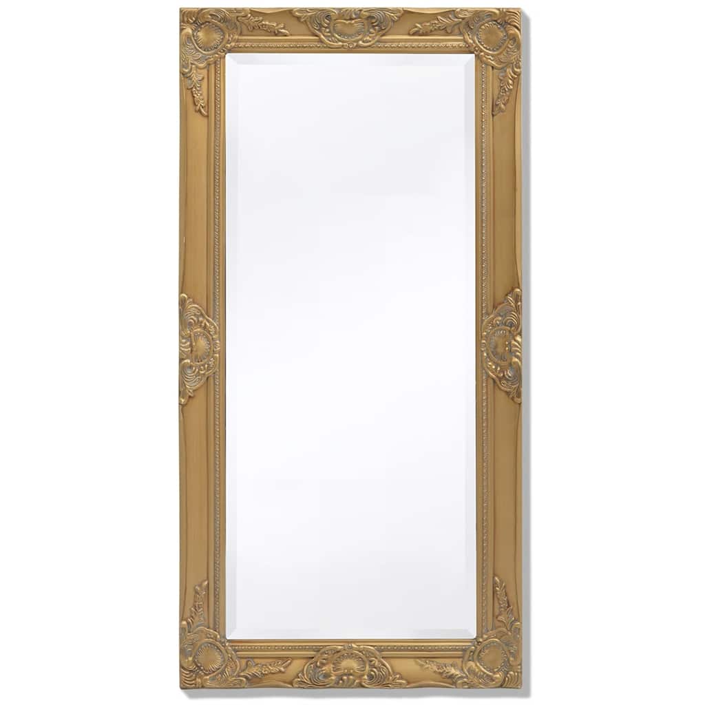 Vidaxl Wall Mirror Baroque 100 x 50 cm złota