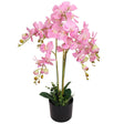 Vidaxl Artificial Plant Orchid z garnkiem 75 cm różu