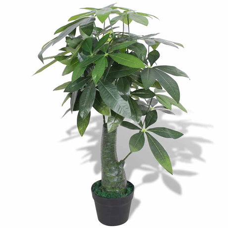 Vidaxl Art Watercacao Plant z garnkiem 85 cm zielonym