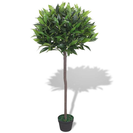 Vidaxl Art Laurier Tree Plants z garnkiem 125 cm zielony