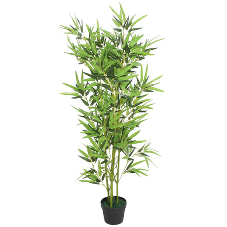 Sztuczna roślina vidaxl z bambusem 120 cm zielonym