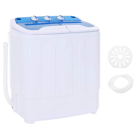 Mini pralka vidaxl z podwójnym bębnem 5,6 kg