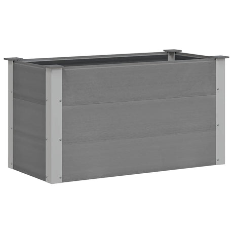 Sadzarka vidaxl podniesiona 100x50x54 cm HKC Gray