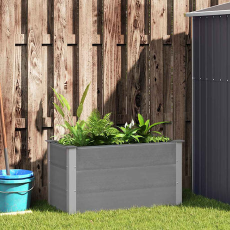 Sadzarka vidaxl podniesiona 100x50x54 cm HKC Gray