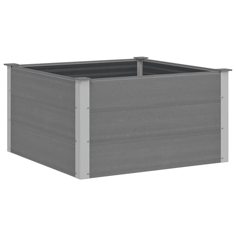 Sadzarka vidaxl podniesiona 100x100x54 cm HKC Gray
