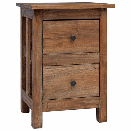Vidaxl nachtkastje 40x30x51 cm massief mahoniehout